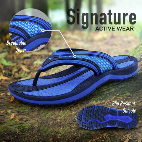 signature flip flop